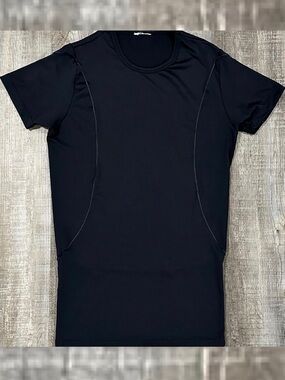 💞 Women’s Size Medium Black Calvin Klein Activewear Short Sleeve Running Tee